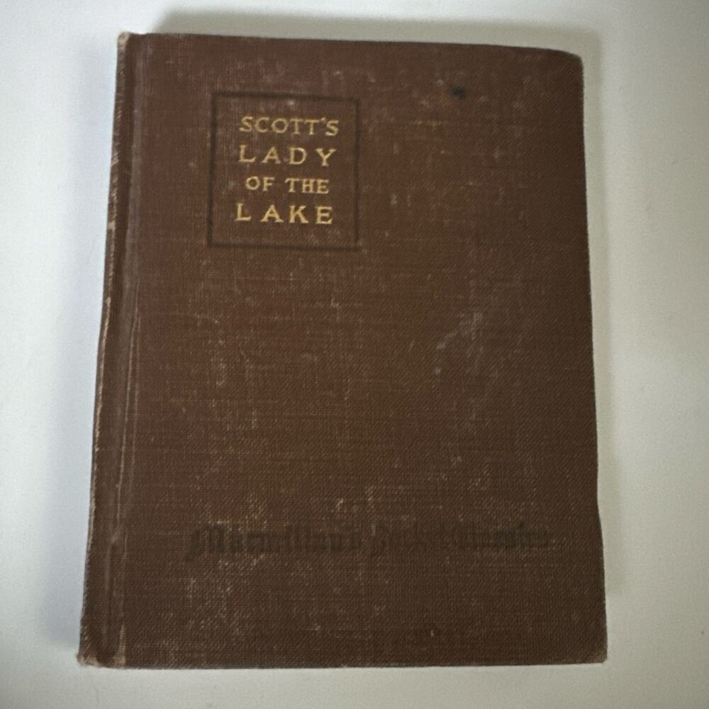 Walter Scott's The Lady of the Lake - McMillan's Pocket Classics ca. 1915